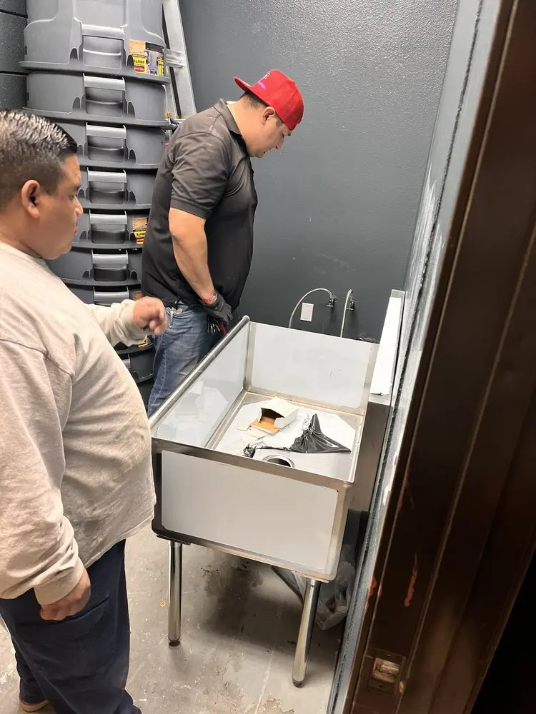 Commercial plumbing and sink installation in Hayward