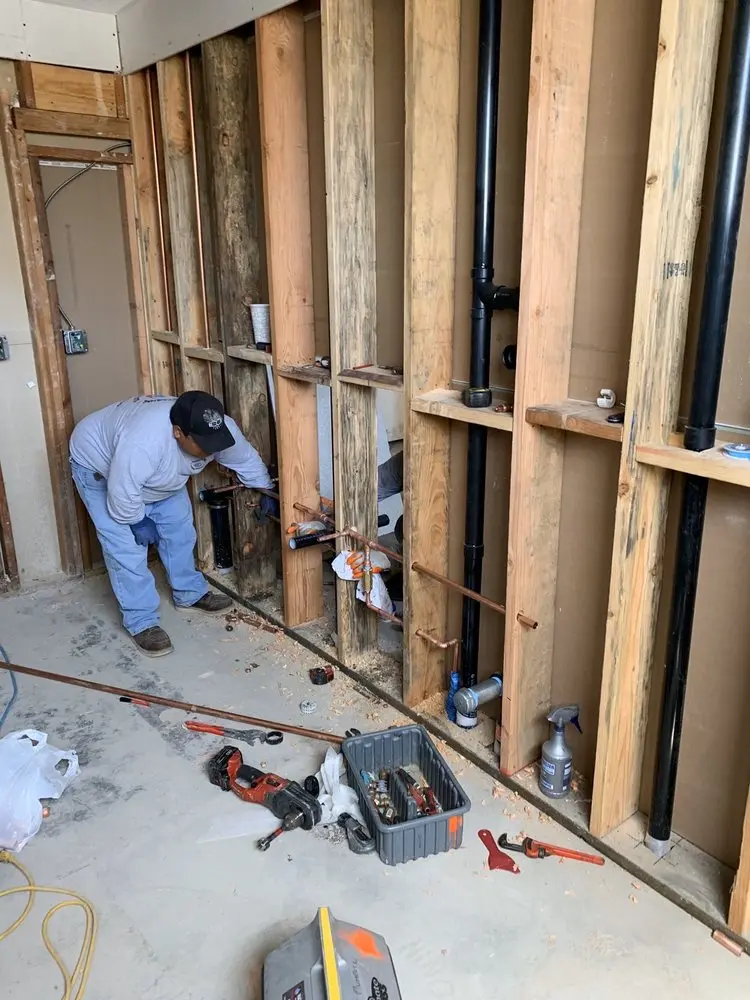 Commercial rough-in plumbing for Trenchless Sewer Repair in Hayward